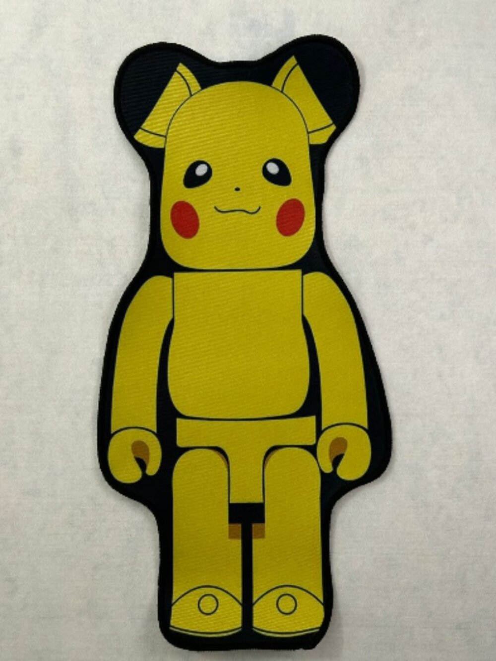 Pikachu Bearbrick Style Design Shaped Accent Floor Rug Mat Decor Hypebeast